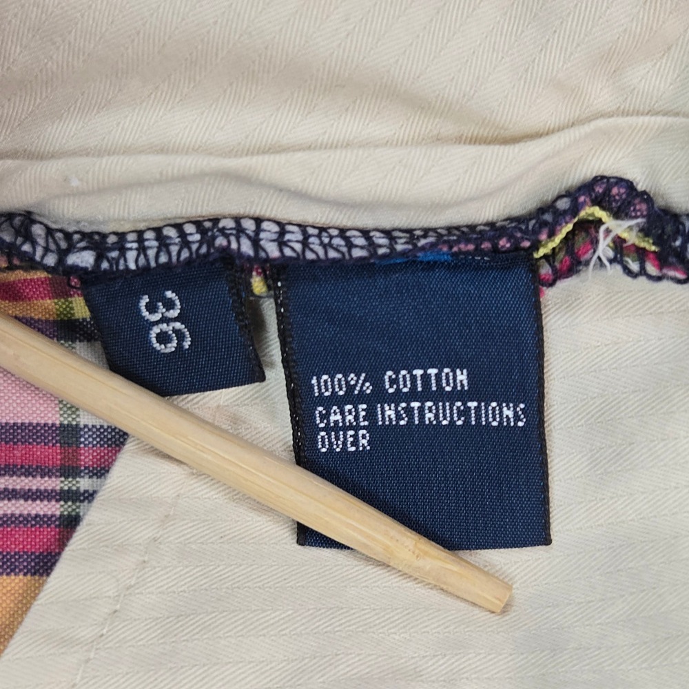 Polo Ralph Lauren Plaid‎ Shorts Mens 36 Multi-Color Madras Cotton Coastal Preppy - Picture 10 of 12